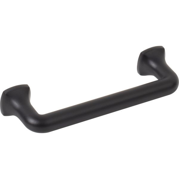 96 mm Center-to-Center Matte Black Griffin Cabinet Pull - Image 4