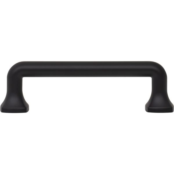 96 mm Center-to-Center Matte Black Griffin Cabinet Pull - Image 6