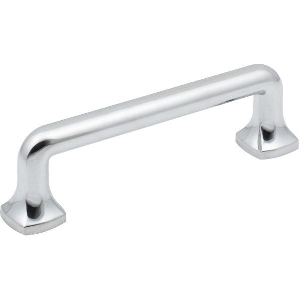96 mm Center-to-Center Polished Chrome Griffin Cabinet Pull