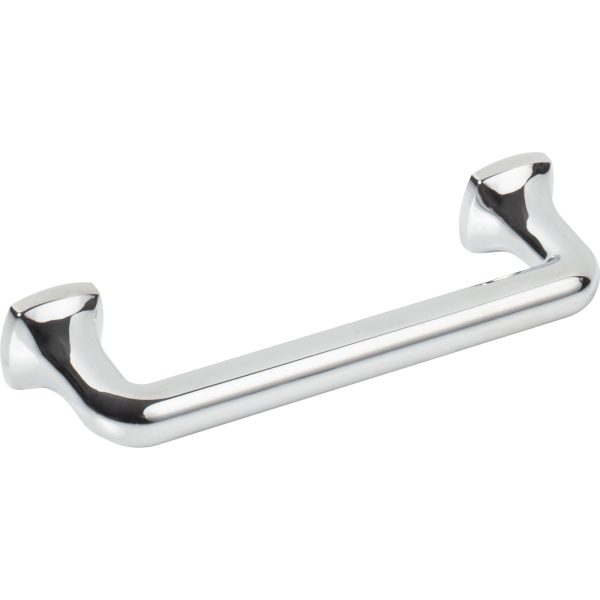 96 mm Center-to-Center Polished Chrome Griffin Cabinet Pull - Image 4