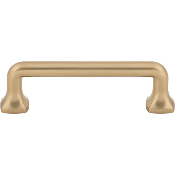 96 mm Center-to-Center Satin Bronze Griffin Cabinet Pull - Image 3