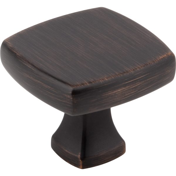 1-3/8" Overall Length Brushed Oil Rubbed Bronze Griffin Cabinet Knob