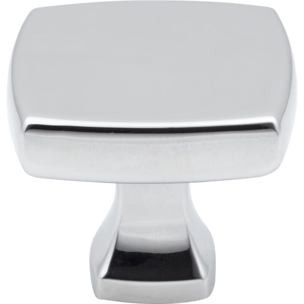 1-3/8" Overall Length Polished Chrome Griffin Cabinet Knob - Image 3