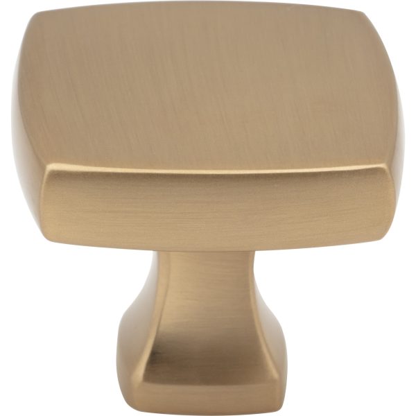 1-3/8" Overall Length Satin Bronze Griffin Cabinet Knob - Image 3