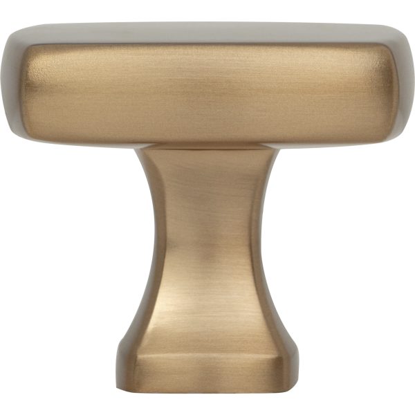 1-3/8" Overall Length Satin Bronze Griffin Cabinet Knob - Image 6