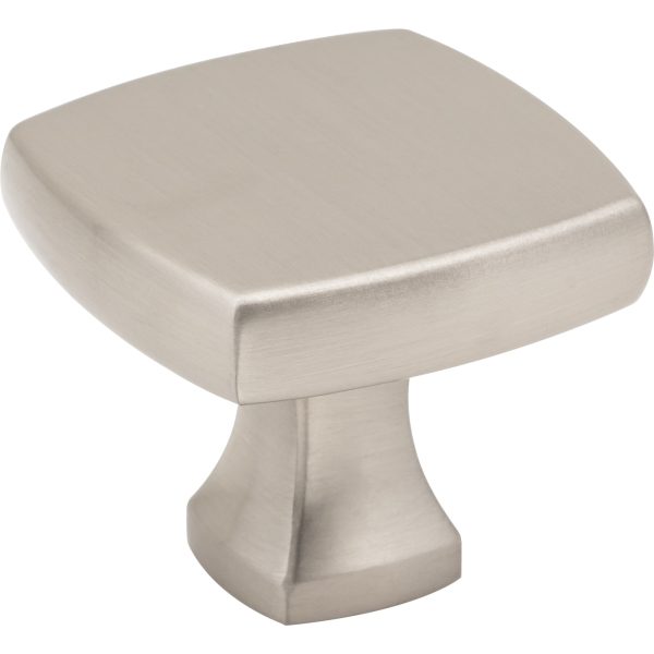 1-3/8" Overall Length Satin Nickel Griffin Cabinet Knob