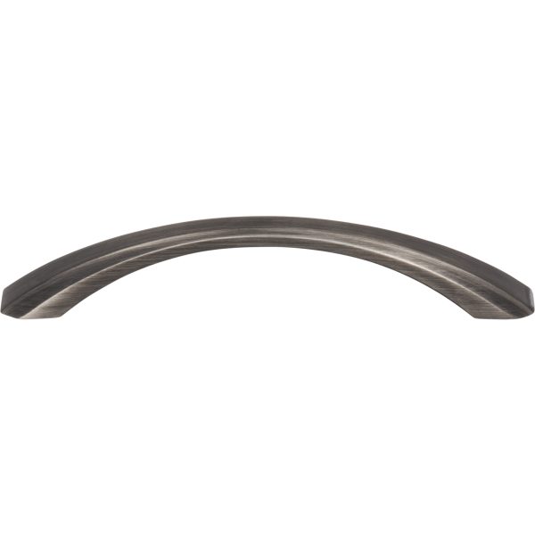 128 mm Center-to-Center Brushed Pewter Wheeler Cabinet Pull - Image 3