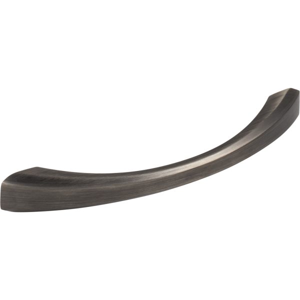 128 mm Center-to-Center Brushed Pewter Wheeler Cabinet Pull - Image 4