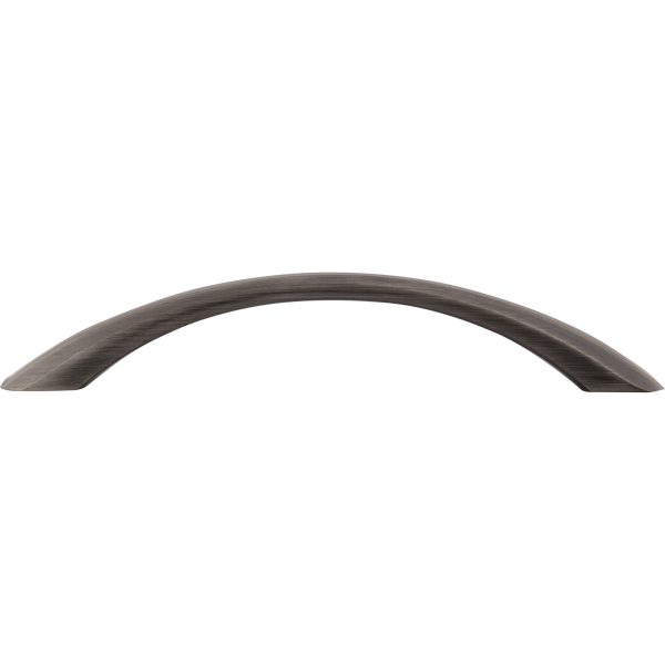128 mm Center-to-Center Brushed Pewter Wheeler Cabinet Pull - Image 6