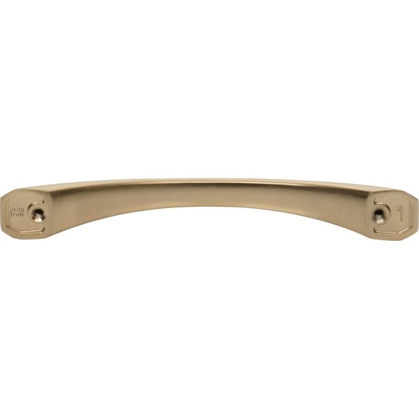 128 mm Center-to-Center Satin Bronze Wheeler Cabinet Pull - Image 5