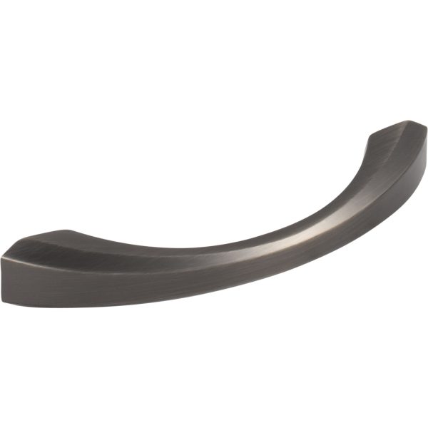 96 mm Center-to-Center Brushed Pewter Wheeler Cabinet Pull - Image 4