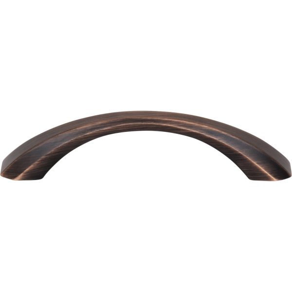 96 mm Center-to-Center Brushed Oil Rubbed Bronze Wheeler Cabinet Pull - Image 3