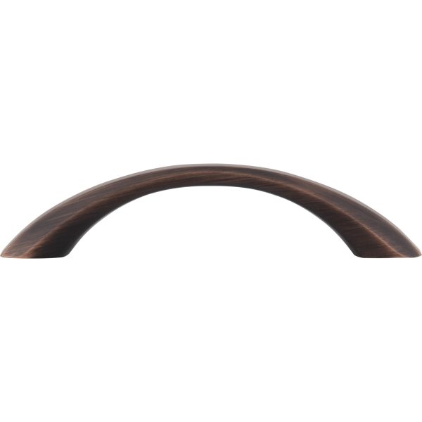 96 mm Center-to-Center Brushed Oil Rubbed Bronze Wheeler Cabinet Pull - Image 6