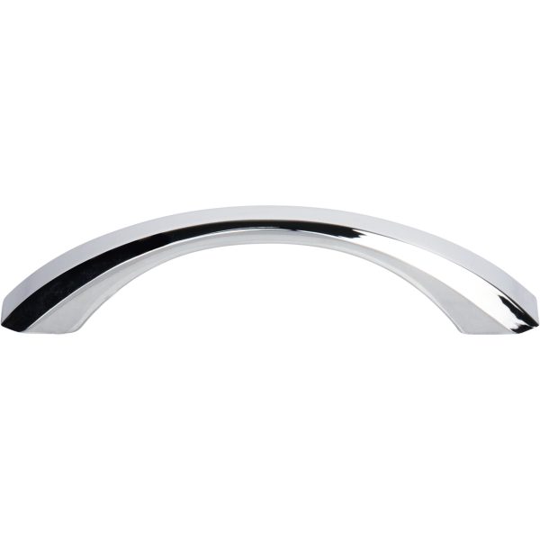 96 mm Center-to-Center Polished Chrome Wheeler Cabinet Pull - Image 3