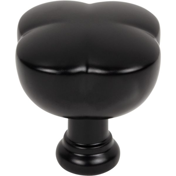 1-1/4" Overall Length Matte Black Southerland Knob - Image 3