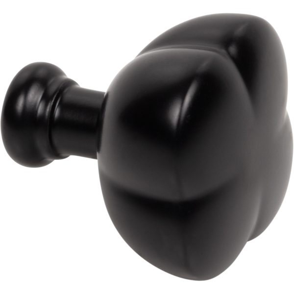1-1/4" Overall Length Matte Black Southerland Knob - Image 4