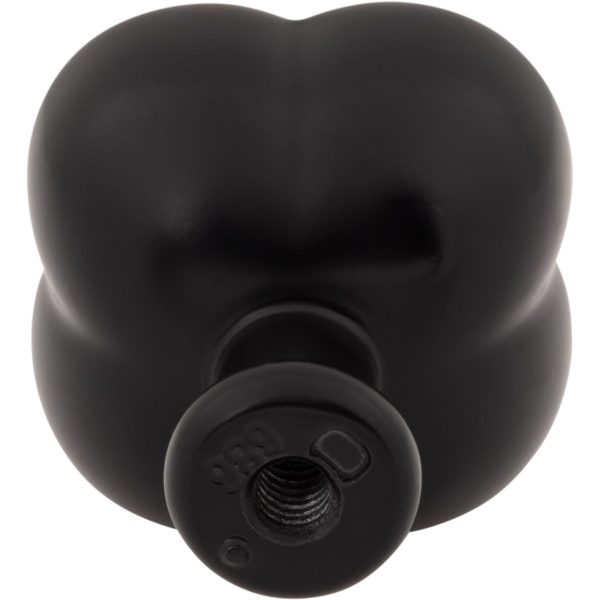 1-1/4" Overall Length Matte Black Southerland Knob - Image 5