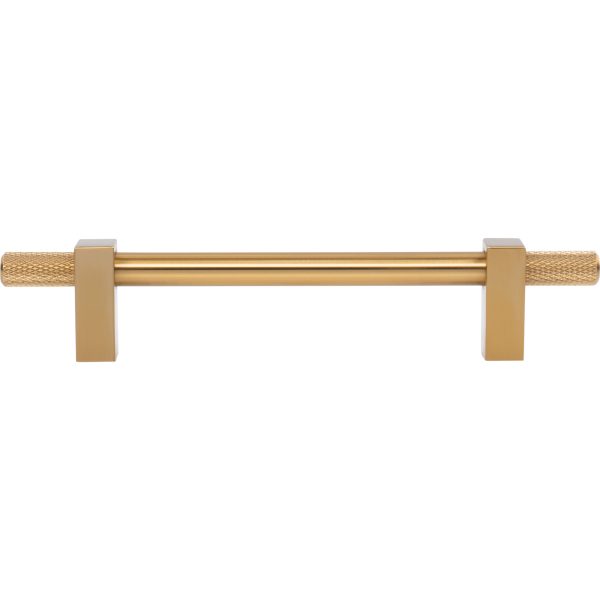 128 mm Center-to-Center Satin Bronze Larkin 4 Knurled Ends Cabinet Bar Pull - Image 6
