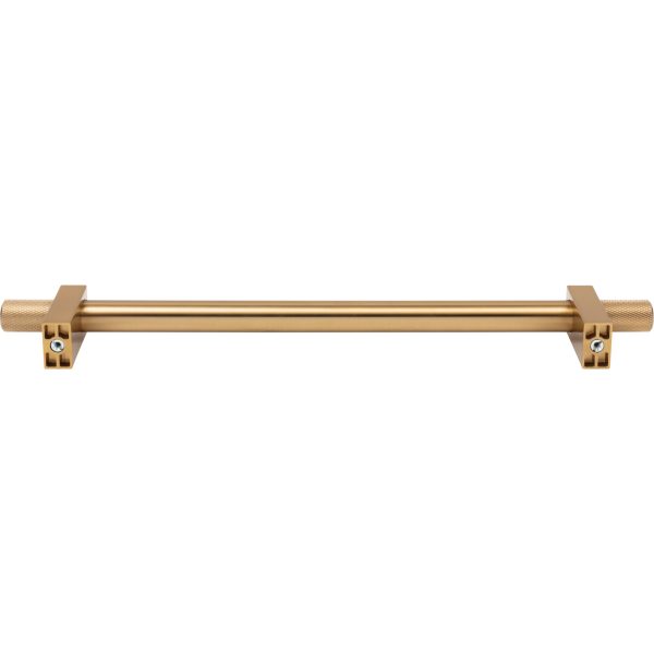 12" Center-to-Center Satin Bronze Larkin 4 Knurled Ends Appliance Handle - Image 5