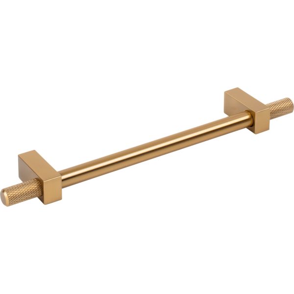 160 mm Center-to-Center Satin Bronze Larkin 4 Knurled Ends Cabinet Bar Pull - Image 4
