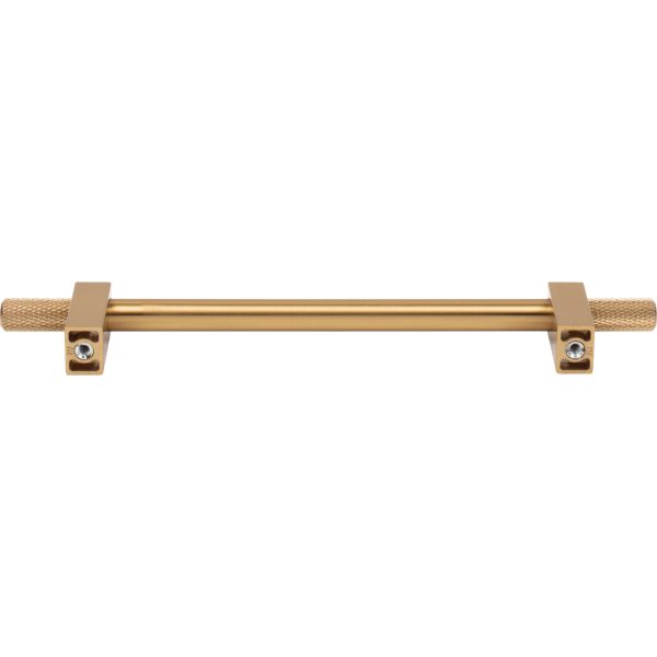 160 mm Center-to-Center Satin Bronze Larkin 4 Knurled Ends Cabinet Bar Pull - Image 5