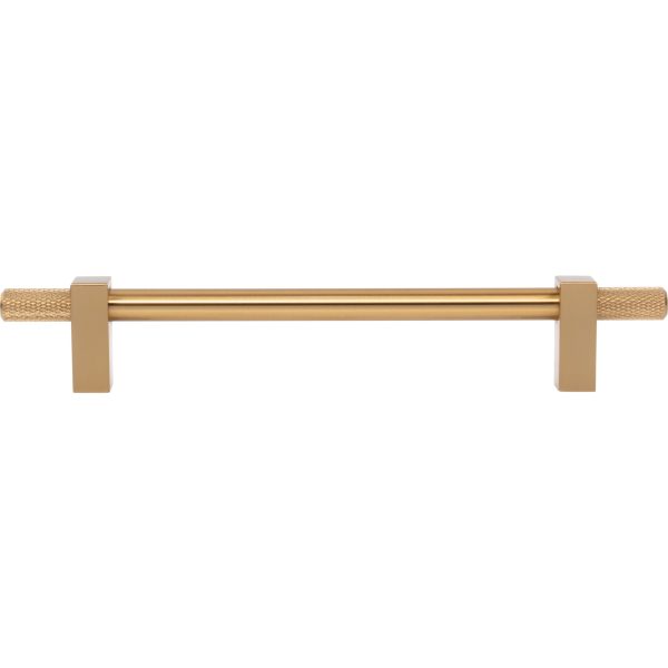 160 mm Center-to-Center Satin Bronze Larkin 4 Knurled Ends Cabinet Bar Pull - Image 6