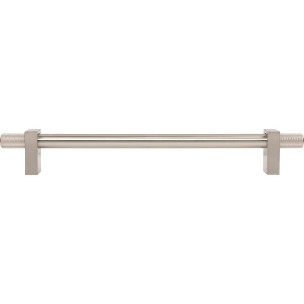 18" Center-to-Center Satin Nickel Larkin 4 Knurled Ends Appliance Handle - Image 6