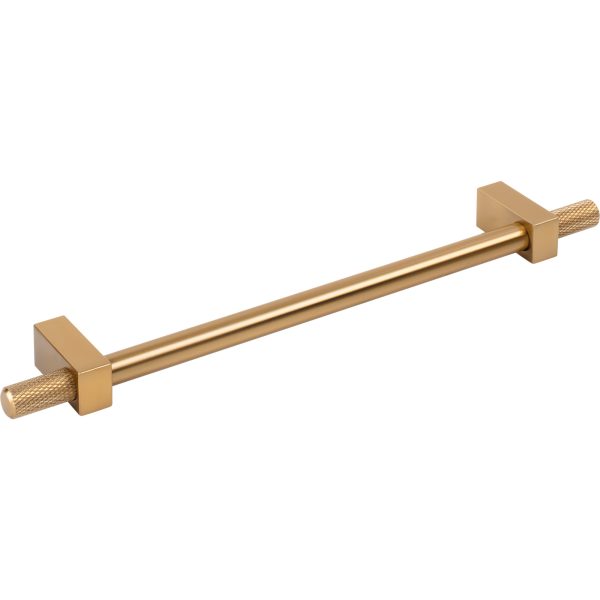 192 mm Center-to-Center Satin Bronze Larkin 4 Knurled Ends Cabinet Bar Pull - Image 4