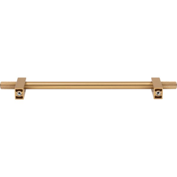 192 mm Center-to-Center Satin Bronze Larkin 4 Knurled Ends Cabinet Bar Pull - Image 5