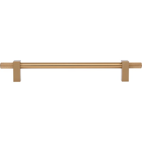 192 mm Center-to-Center Satin Bronze Larkin 4 Knurled Ends Cabinet Bar Pull - Image 6