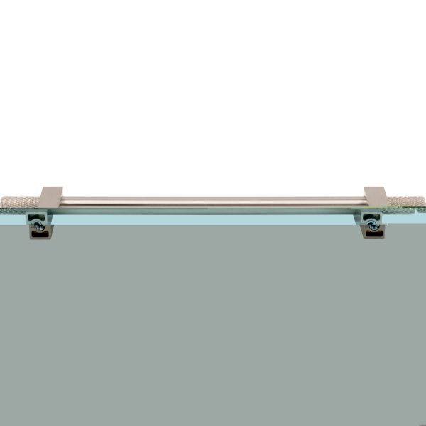 192 mm Center-to-Center Satin Nickel Larkin 4 Knurled Ends Cabinet Bar Pull - Image 5