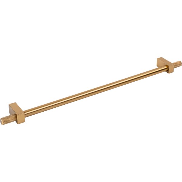 305 mm Center-to-Center Satin Bronze Larkin 4 Knurled Ends Cabinet Bar Pull - Image 4
