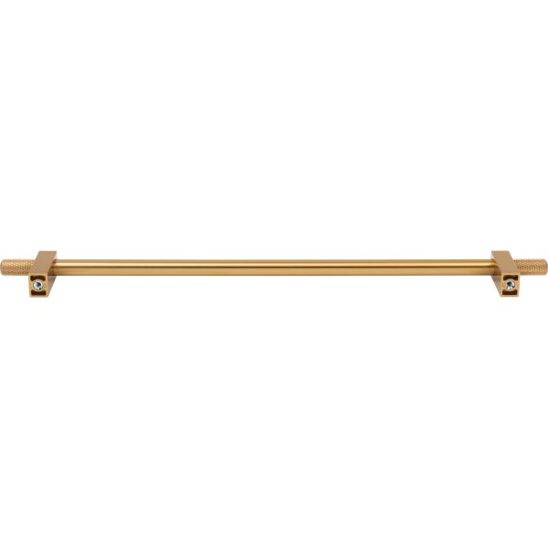 305 mm Center-to-Center Satin Bronze Larkin 4 Knurled Ends Cabinet Bar Pull - Image 5