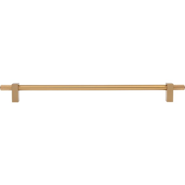 305 mm Center-to-Center Satin Bronze Larkin 4 Knurled Ends Cabinet Bar Pull - Image 6