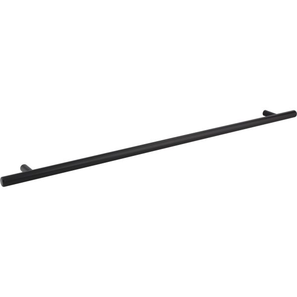 640 mm Center-to-Center Hollow Matte Black Stainless Steel Naples Cabinet Bar Pull - Image 3
