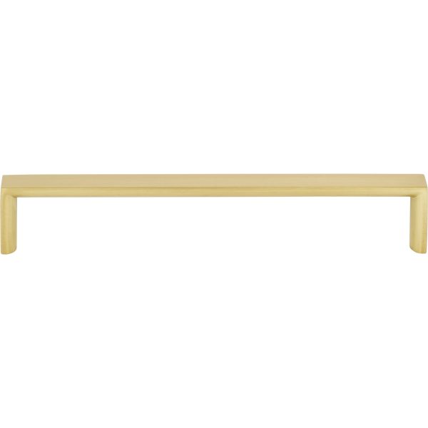 160 mm Center-to-Center Brushed Gold Walker 2 Cabinet Pull - Image 3