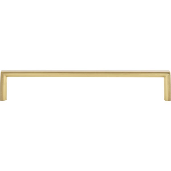 160 mm Center-to-Center Brushed Gold Walker 2 Cabinet Pull - Image 6