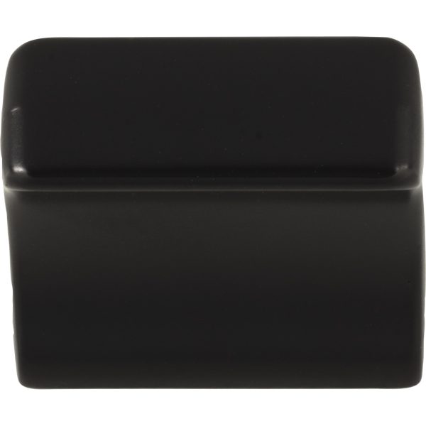 1-1/4" Overall Length (16 mm Center-to-Center)  Matte Black Sullivan Cabinet Knob - Image 4