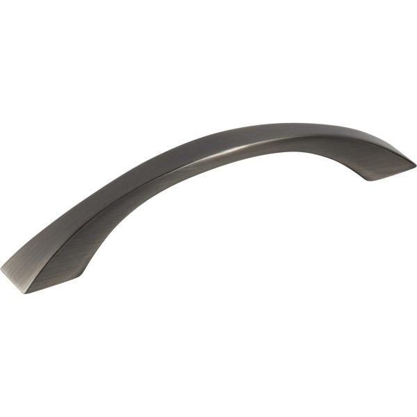 128 mm Center-to-Center Brushed Pewter Flared Philip Cabinet Pull