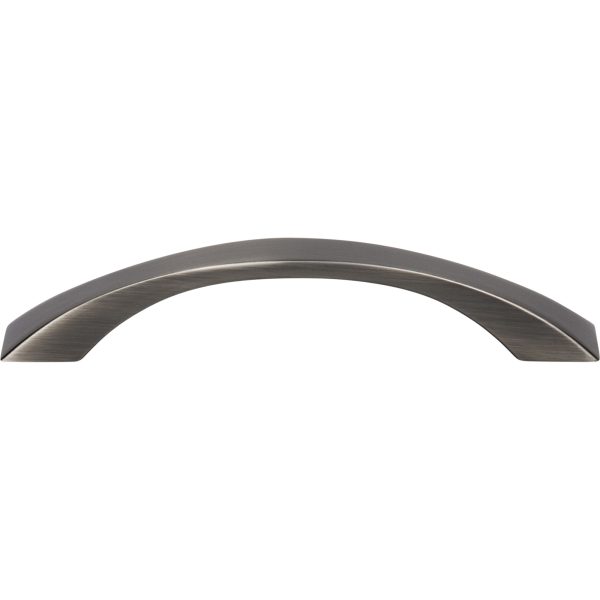 128 mm Center-to-Center Brushed Pewter Flared Philip Cabinet Pull - Image 3