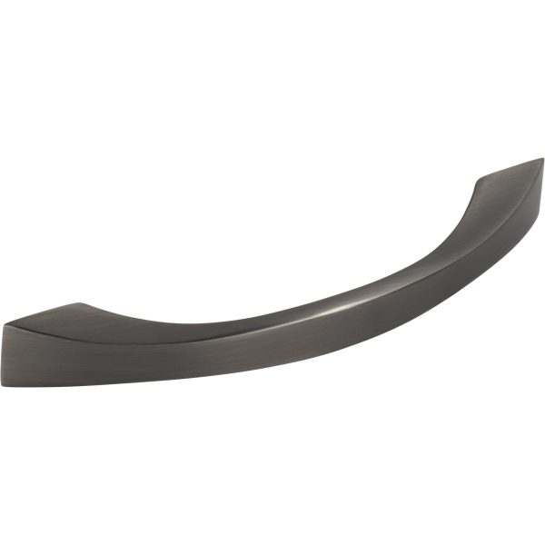 128 mm Center-to-Center Brushed Pewter Flared Philip Cabinet Pull - Image 4