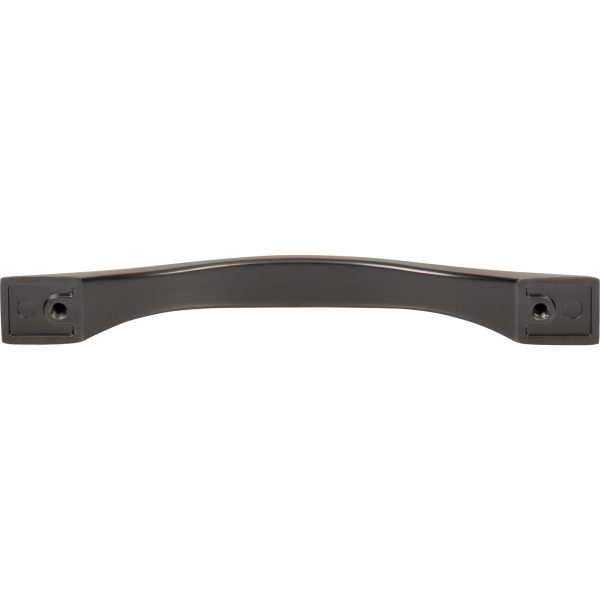 128 mm Center-to-Center Brushed Pewter Flared Philip Cabinet Pull - Image 5