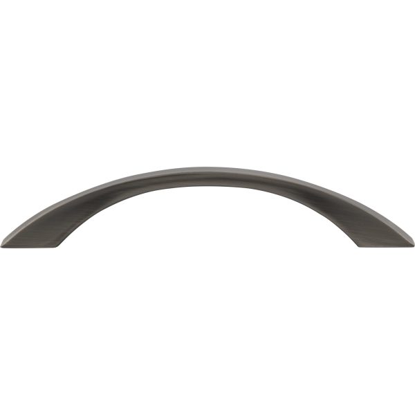 128 mm Center-to-Center Brushed Pewter Flared Philip Cabinet Pull - Image 6