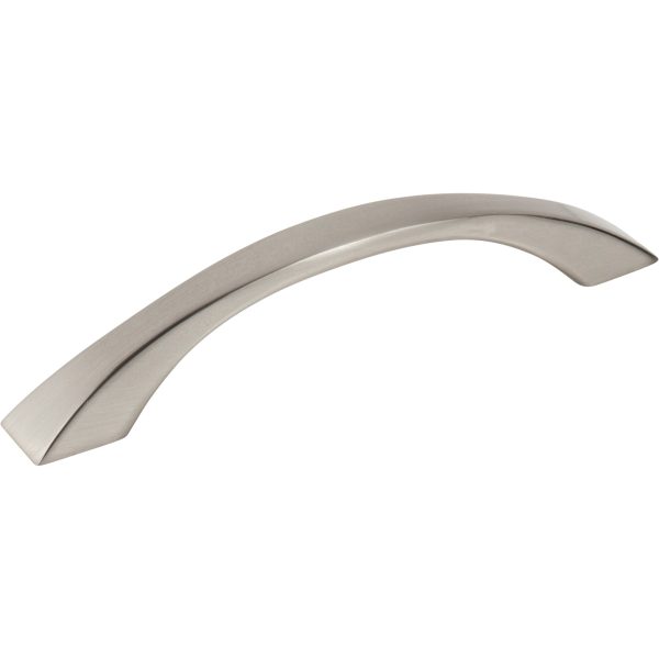 128 mm Center-to-Center Satin Nickel Flared Philip Cabinet Pull
