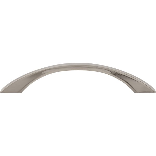 128 mm Center-to-Center Satin Nickel Flared Philip Cabinet Pull - Image 6