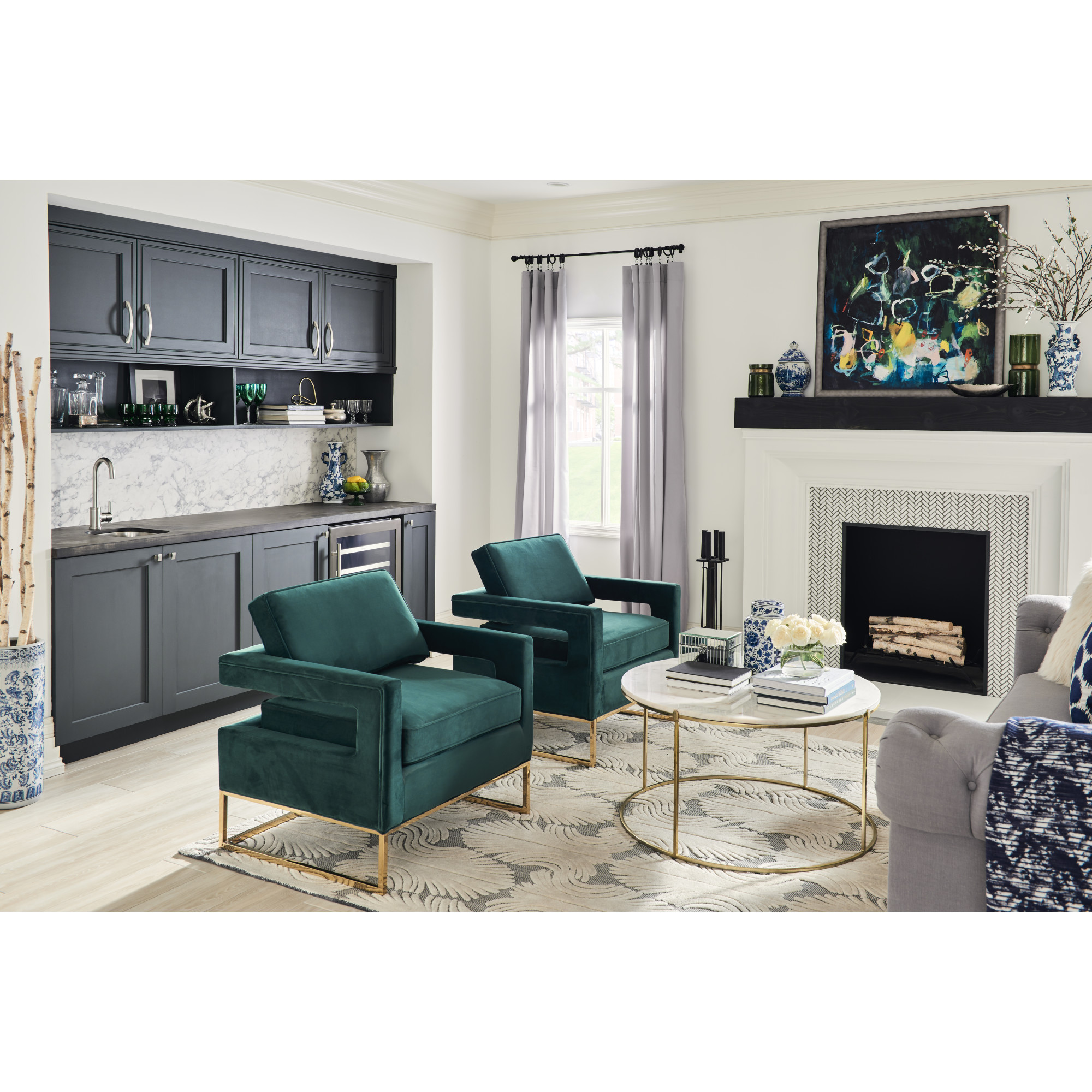 Philip Cabinet Pull in Satin Nickel