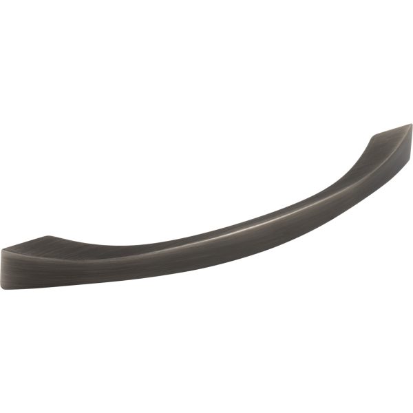 160 mm Center-to-Center Brushed Pewter Flared Philip Cabinet Pull - Image 4