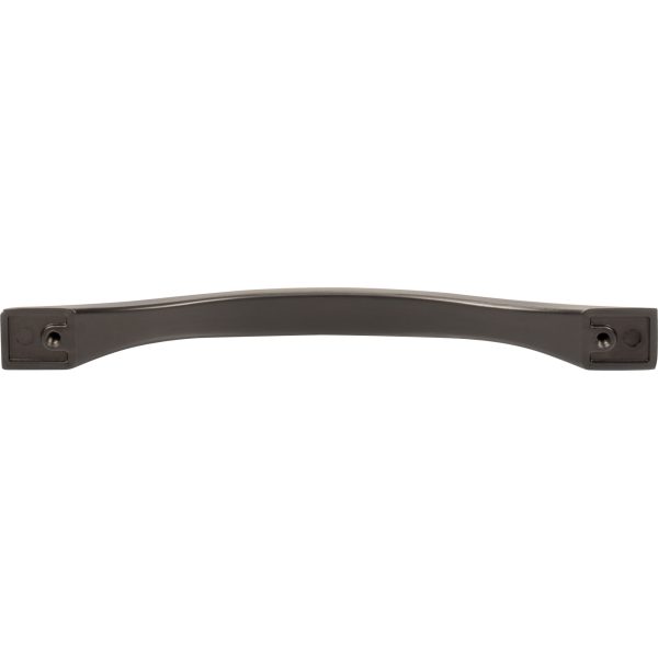 160 mm Center-to-Center Brushed Pewter Flared Philip Cabinet Pull - Image 5