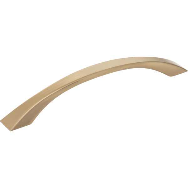 160 mm Center-to-Center Satin Bronze Flared Philip Cabinet Pull