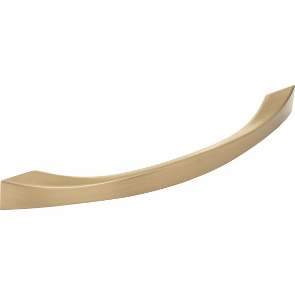 160 mm Center-to-Center Satin Bronze Flared Philip Cabinet Pull - Image 4